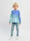 Детский лонгслив / Небесная синева