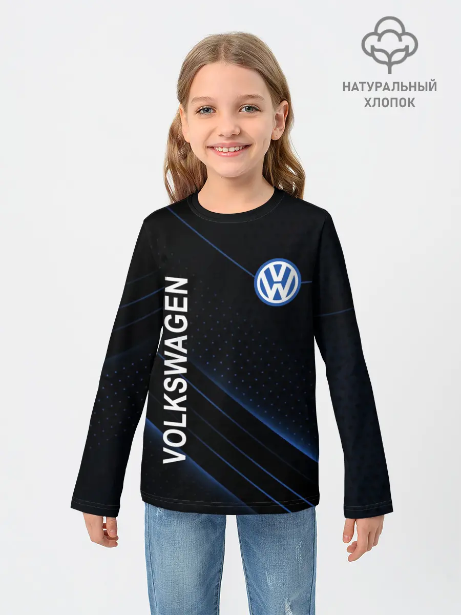 Детский лонгслив / Volkswagen, sport