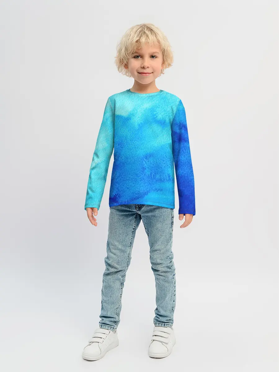 Детский лонгслив / Глубина льда