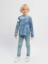 Детский лонгслив / Джинсовые мазки