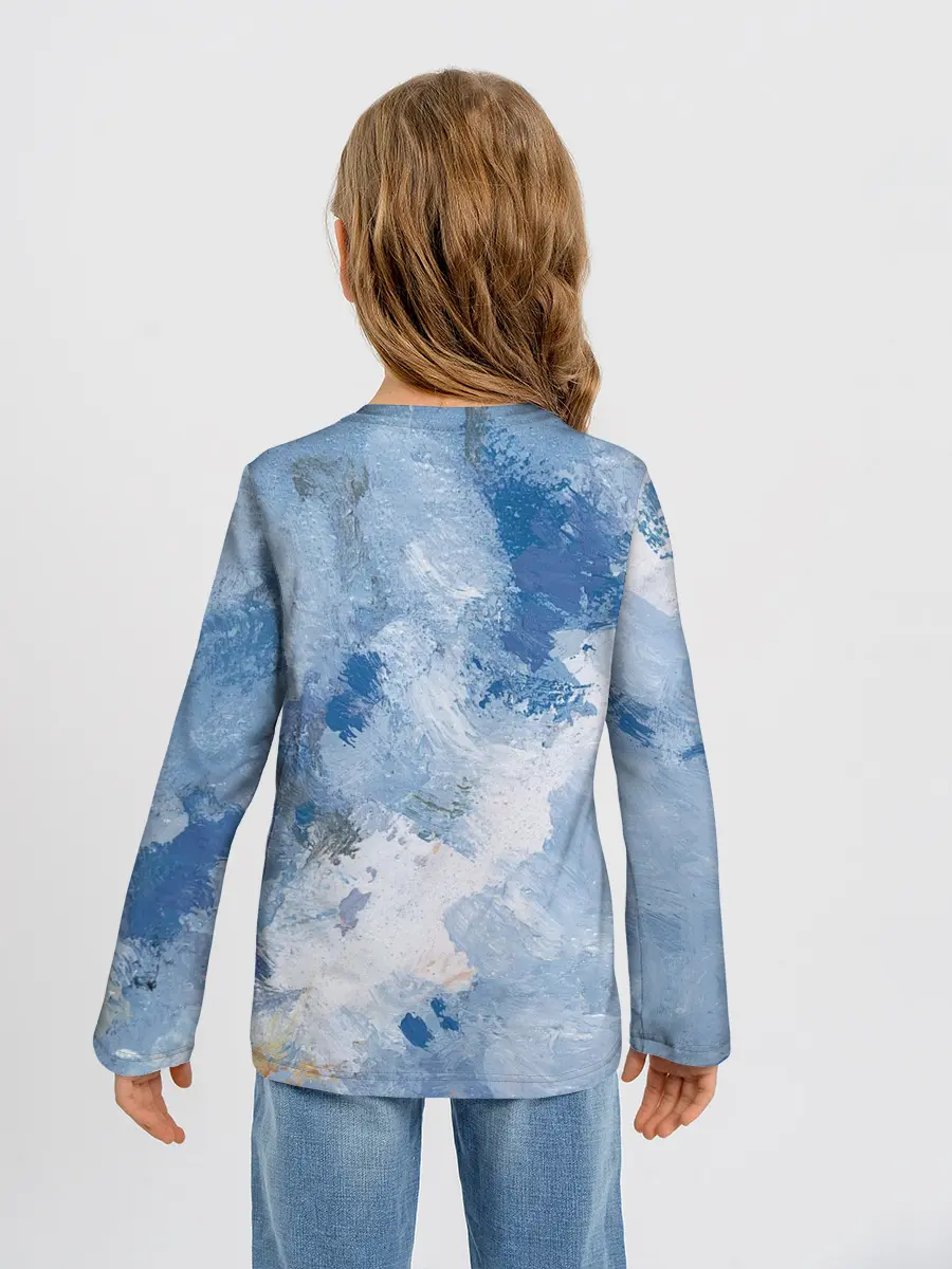 Детский лонгслив / Небесные мазки
