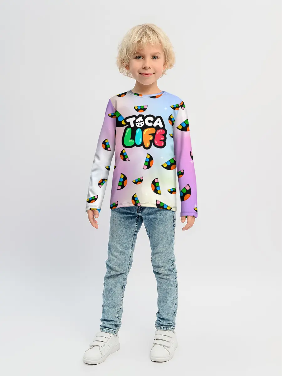 Детский лонгслив / ТОКА БОКА ЛОГОТИП