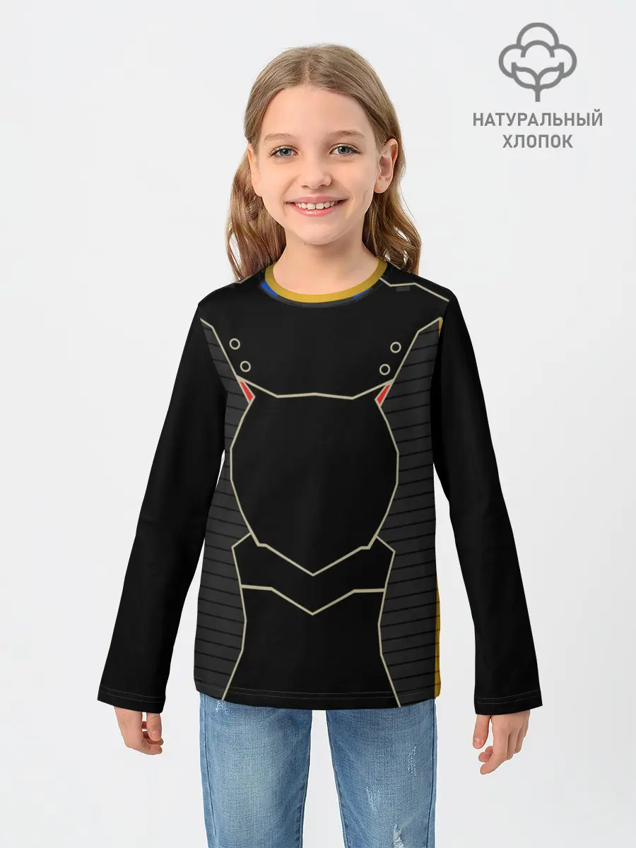 Детский лонгслив / КИБЕРНЕТИЧЕСКИЙ КОСТЮМ / CYBER UNIFORM