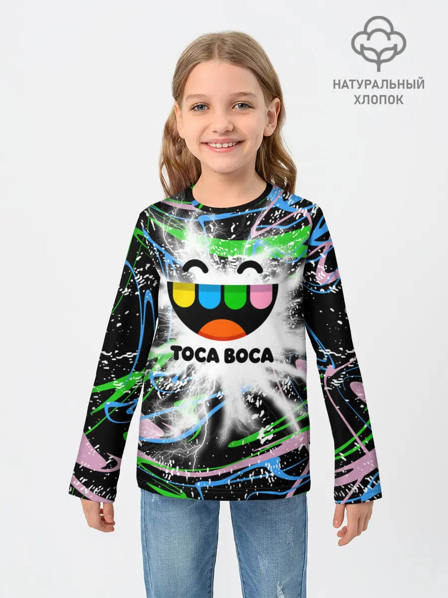 Детский лонгслив / Toca Boca: Весельчак.