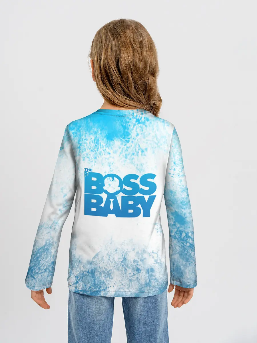 Детский лонгслив / Босс Молокосос