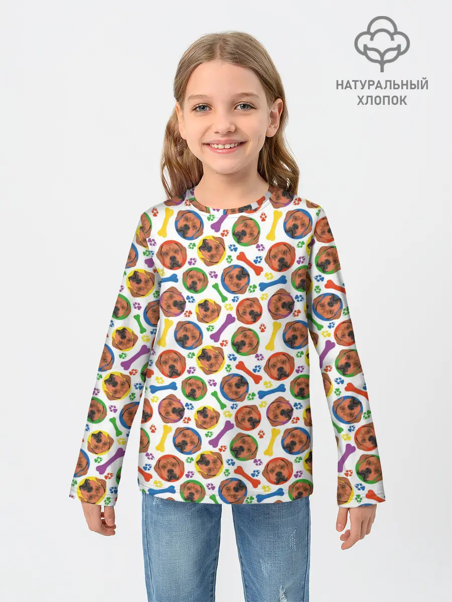 Детский лонгслив / Родезийский Риджбек