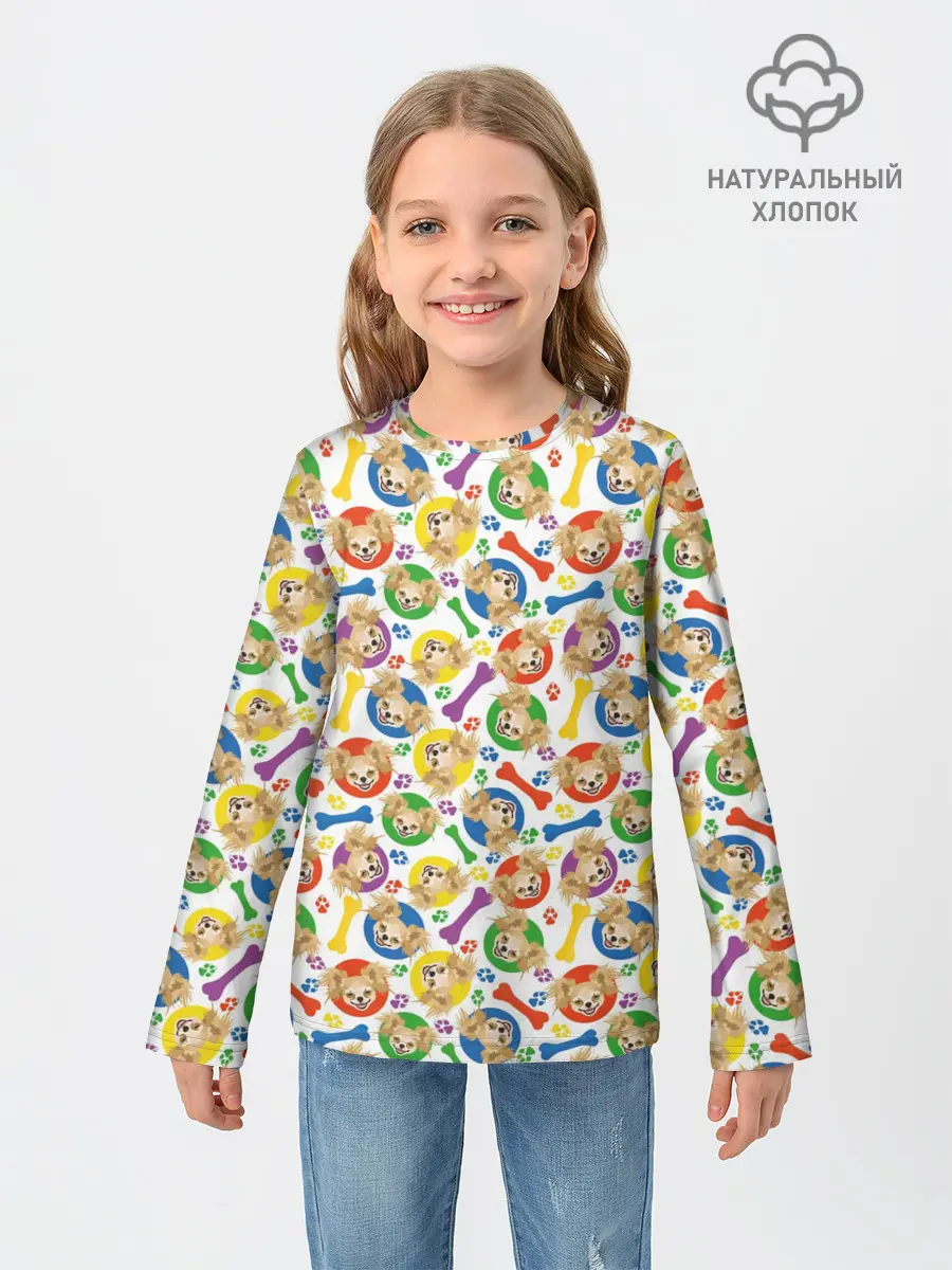 Детский лонгслив / Чихуахуа