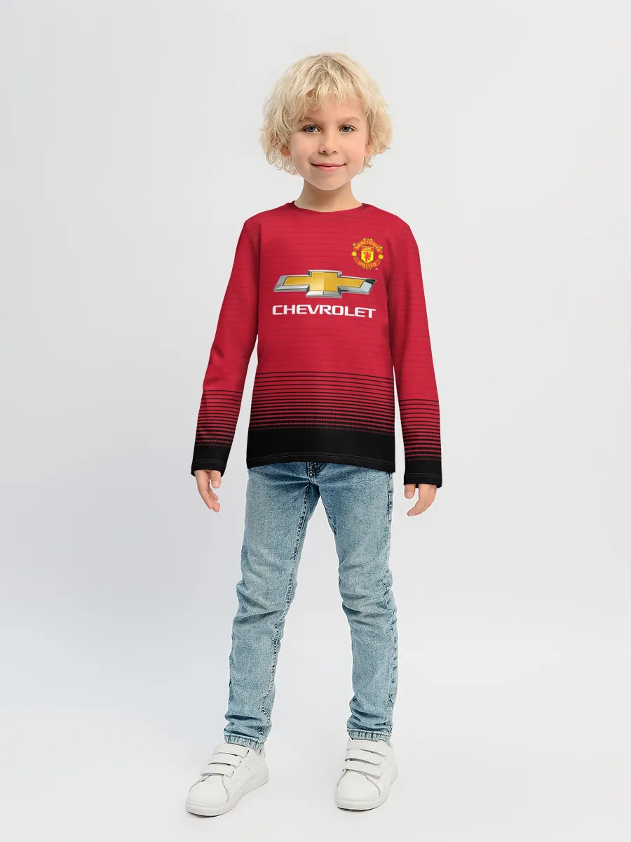 Детский лонгслив / Rashford home 18-19