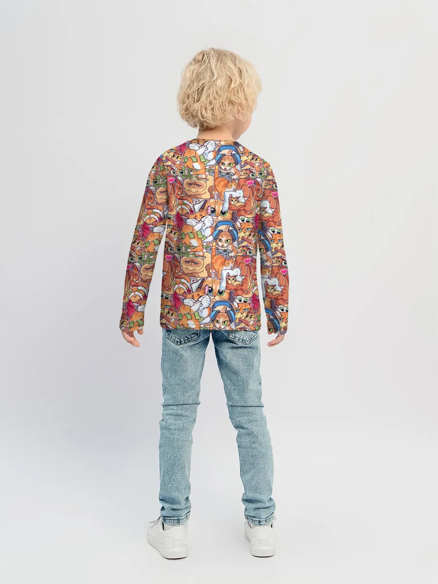 Детский лонгслив / Котобомбинг