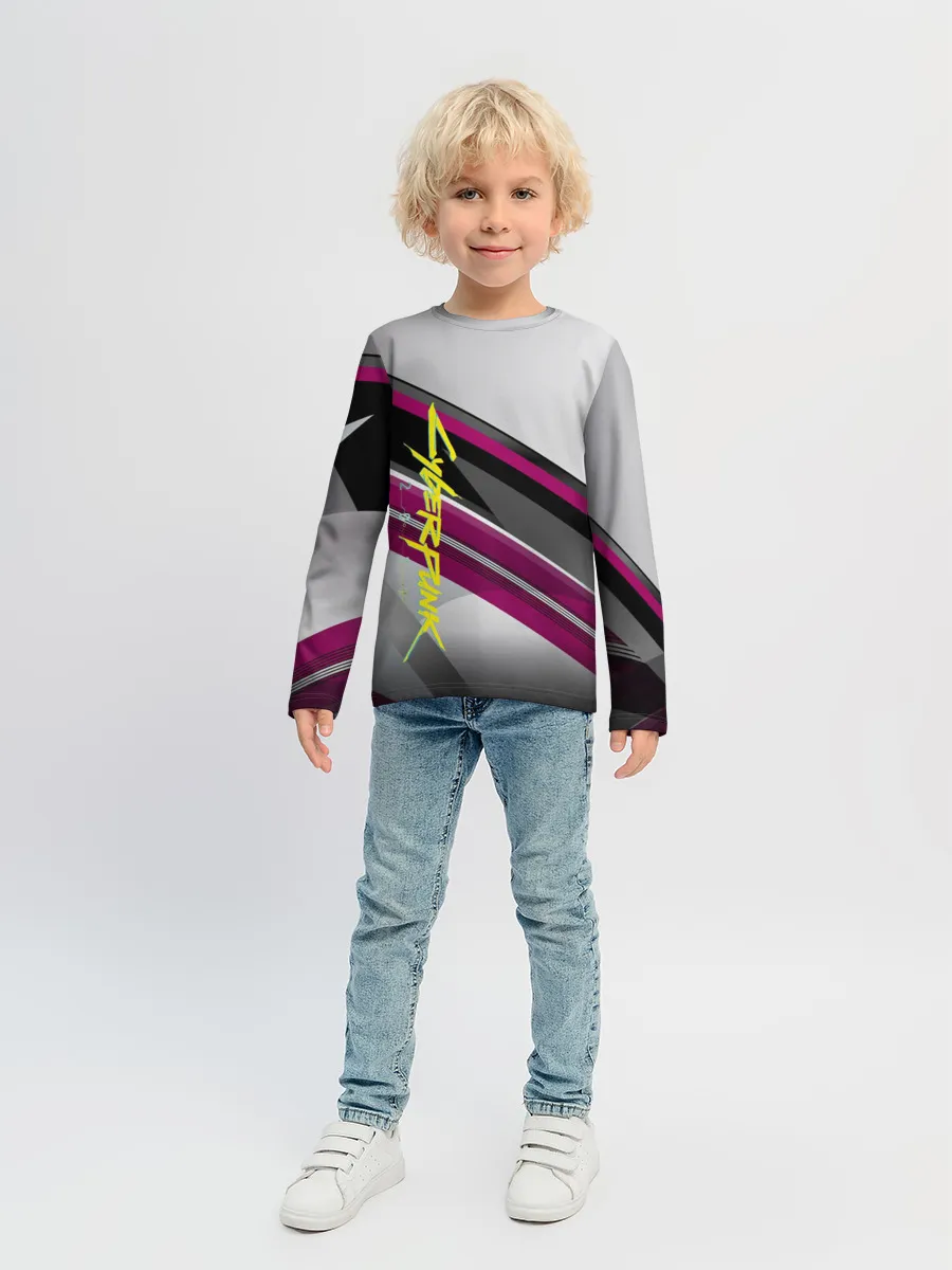 Детский лонгслив / Cyber Punk 2077