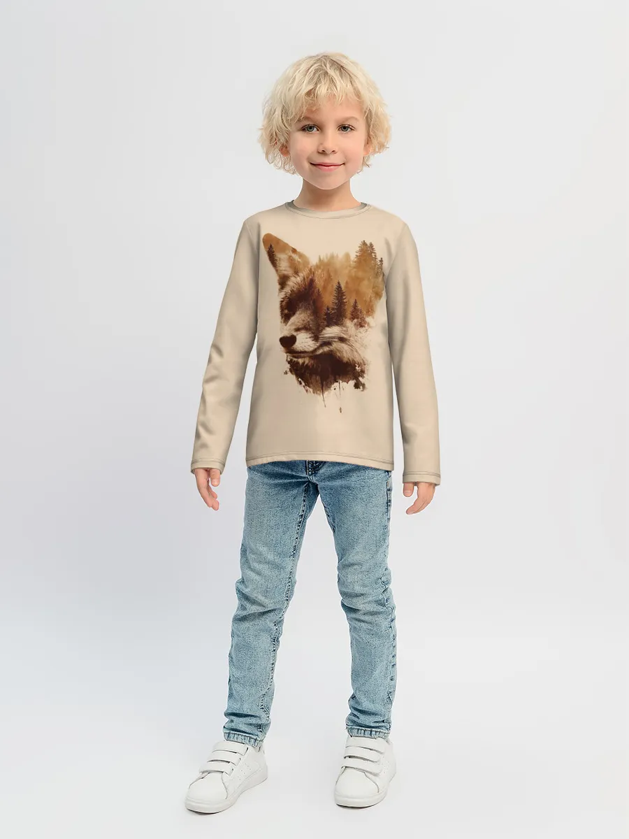 Детский лонгслив / Лесной Лис
