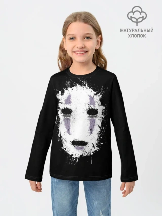 Детский лонгслив / Маска Безымянного бога Каонаси