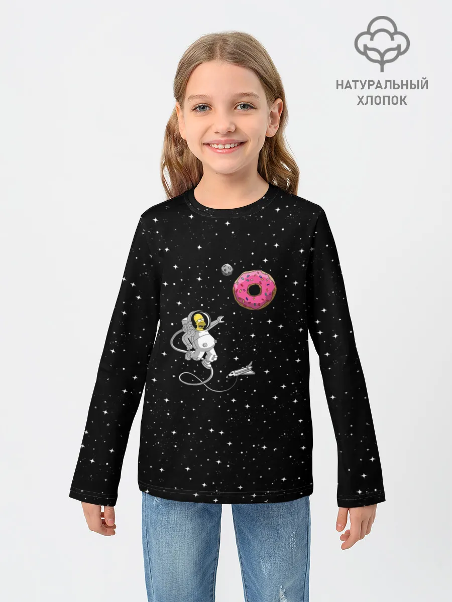 Детский лонгслив / Homer Spaceman