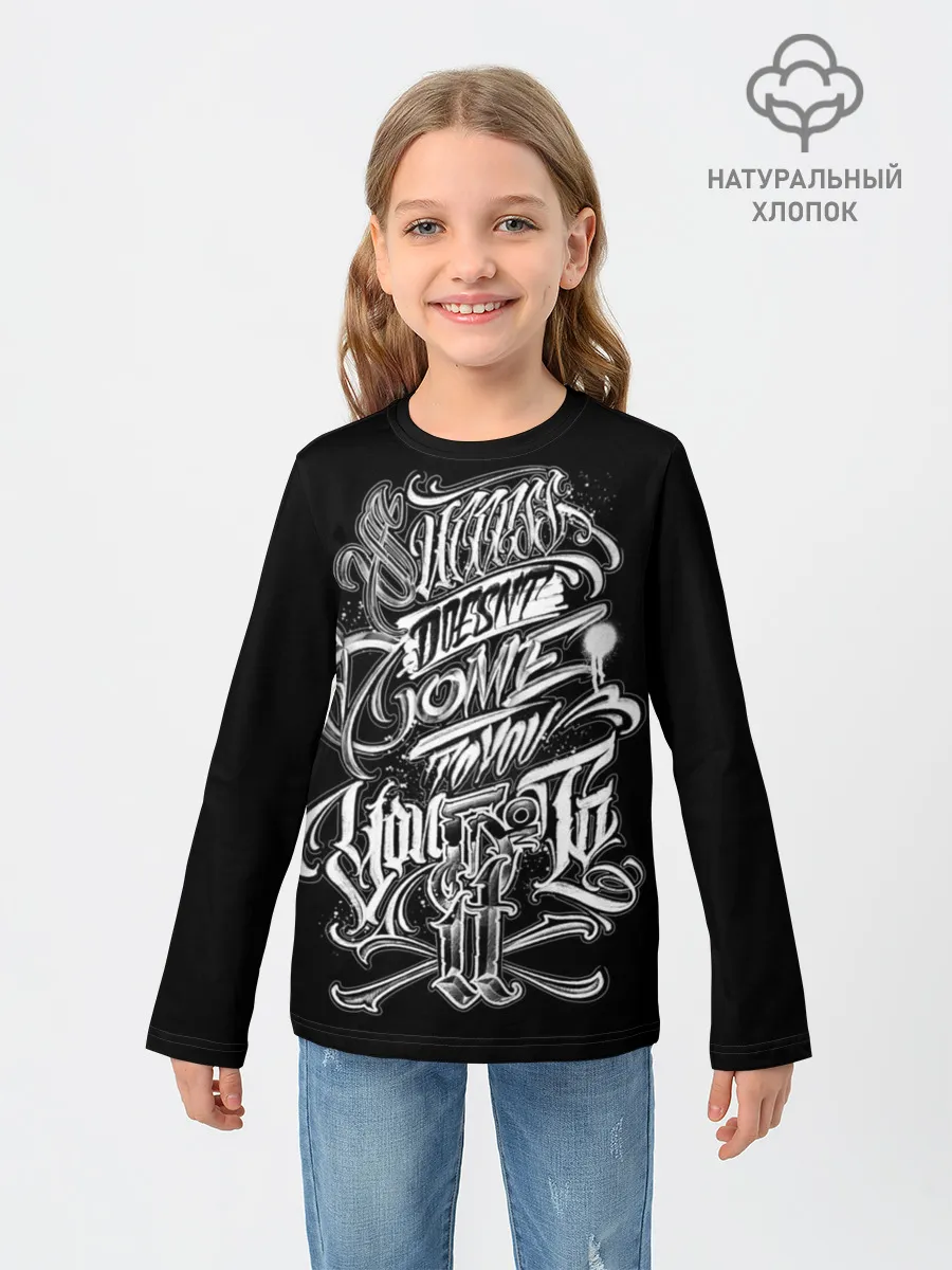 Детский лонгслив / Success