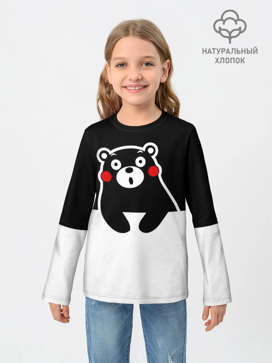 Детский лонгслив / Kumamon повис