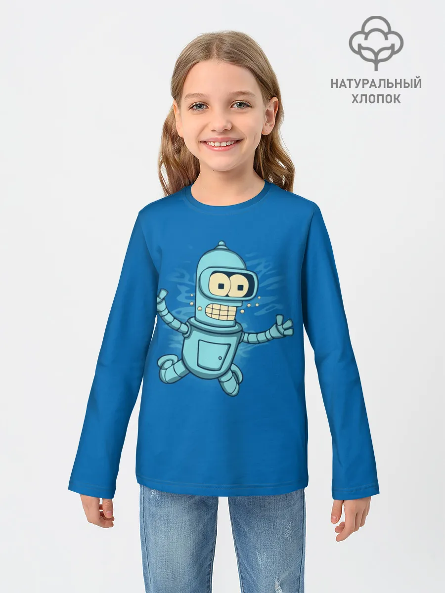 Детский лонгслив / Bender Nevermind