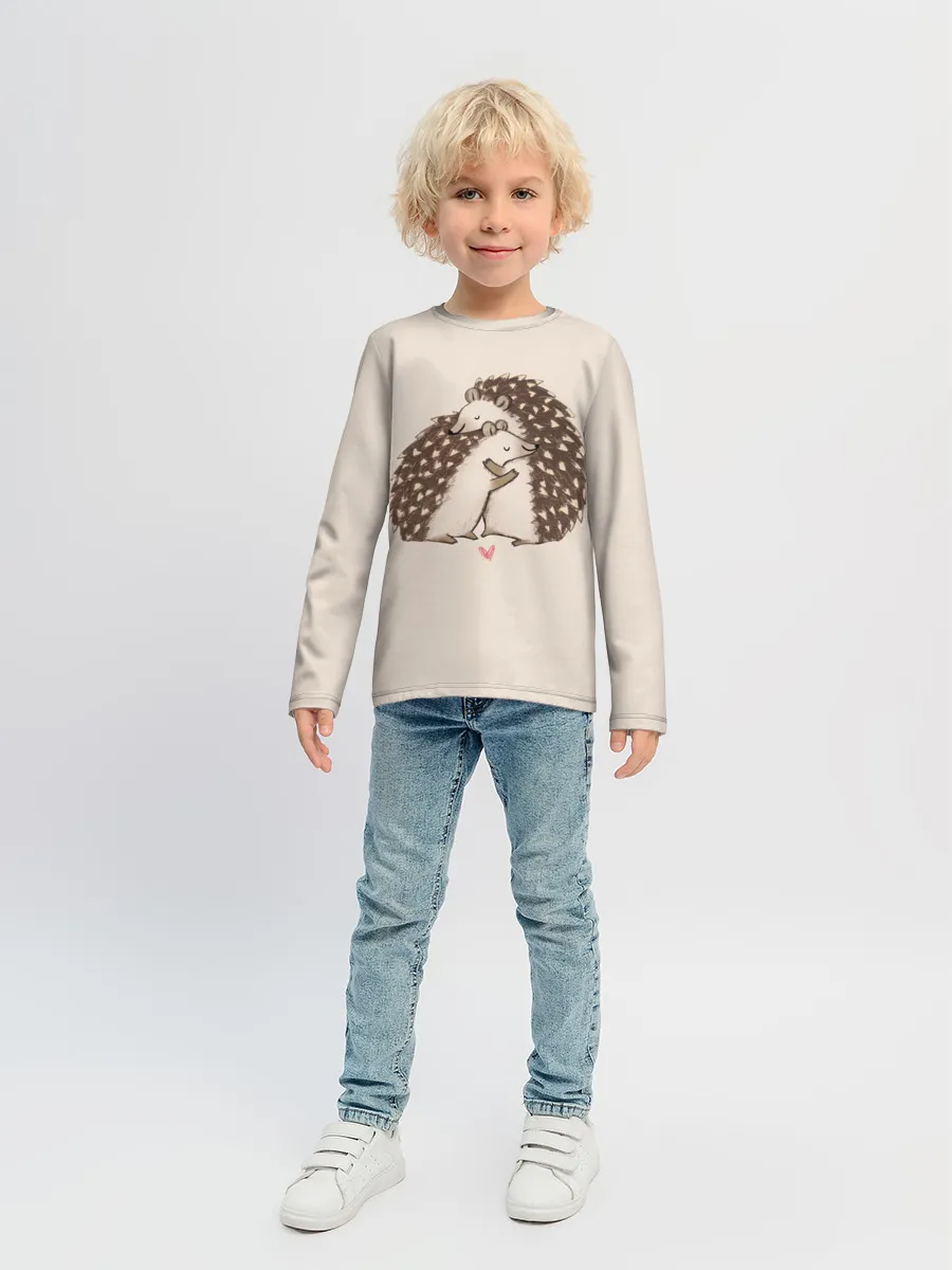 Детский лонгслив / Любовь Ежиков