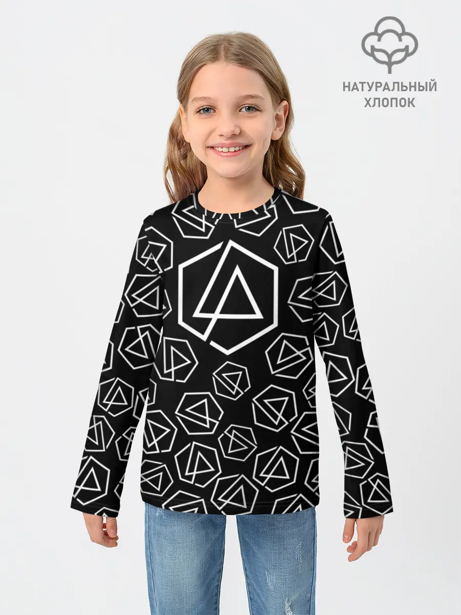 Детский лонгслив / LINKIN PARK PATTERN