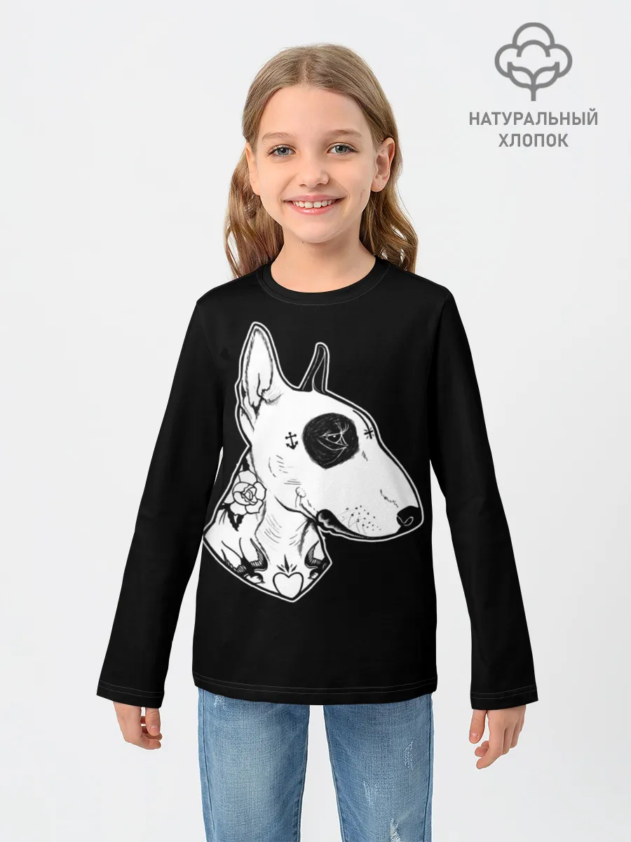 Детский лонгслив / Бультерьер