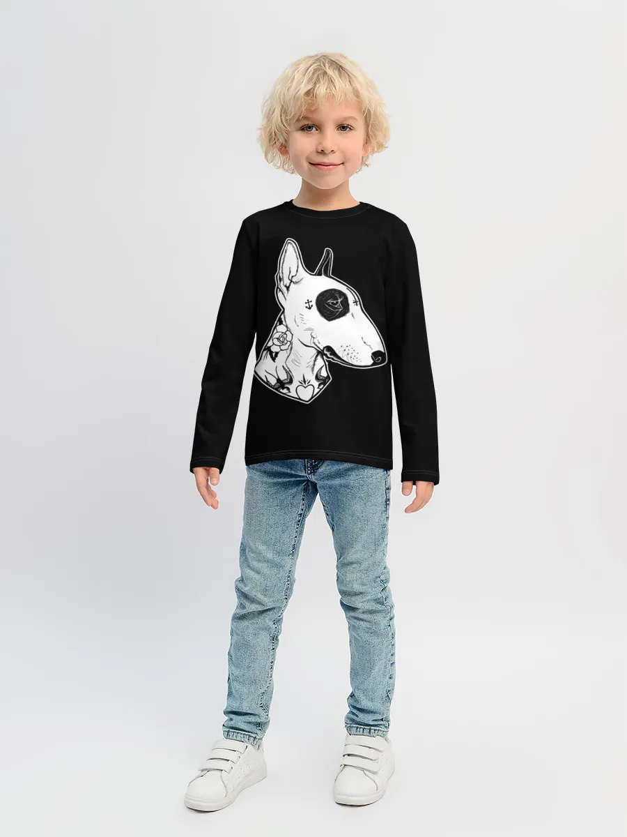 Детский лонгслив / Бультерьер