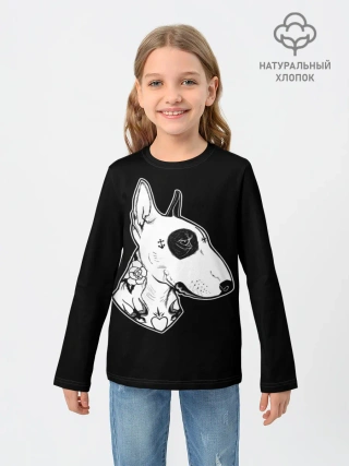 Детский лонгслив / Бультерьер