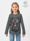 Детский лонгслив / Кот бедолага