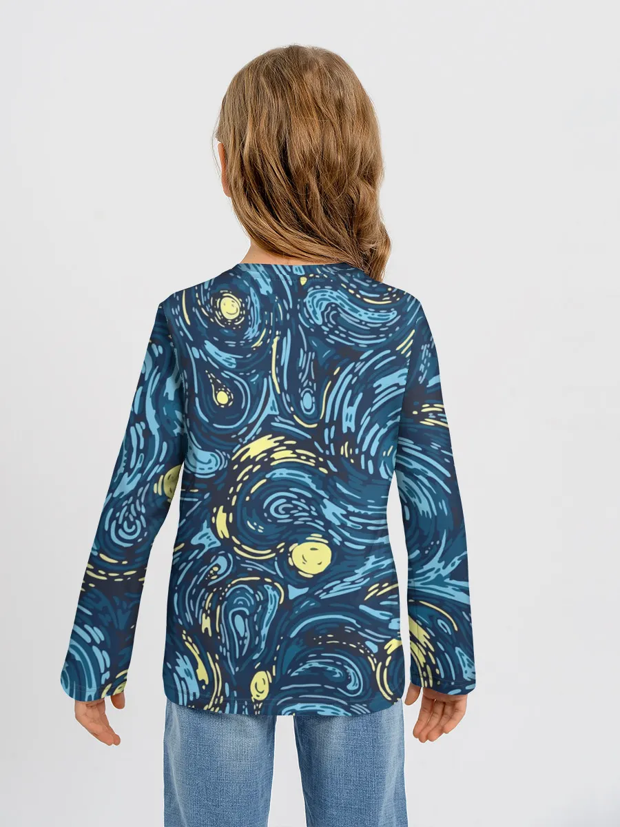 Детский лонгслив / Ван Гог. Звездная Ночь