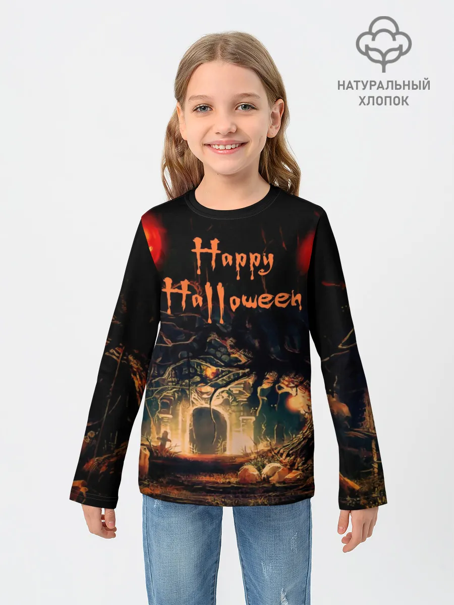Детский лонгслив / Halloween