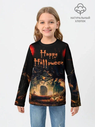 Детский лонгслив / Halloween