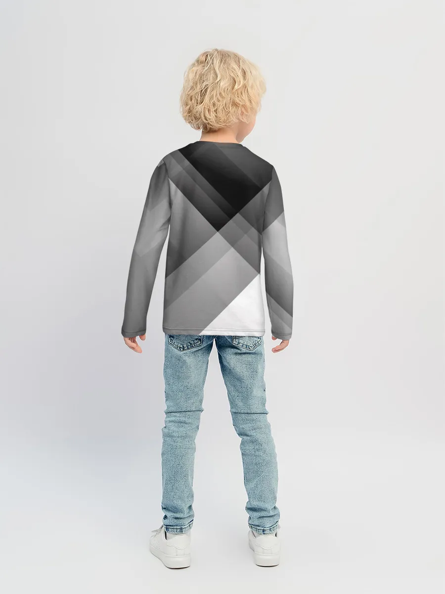 Детский лонгслив / Геометрия