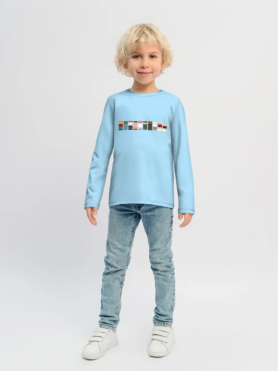 Детский лонгслив / Футурама - минимализм