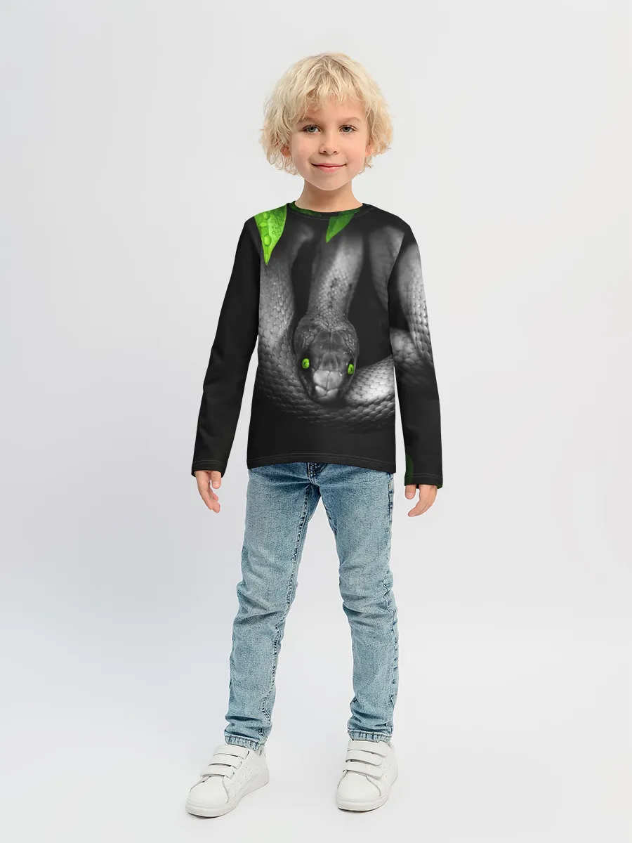 Детский лонгслив / Змея