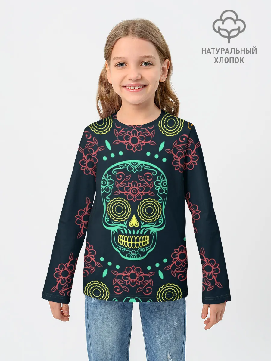 Детский лонгслив / Ornamental death
