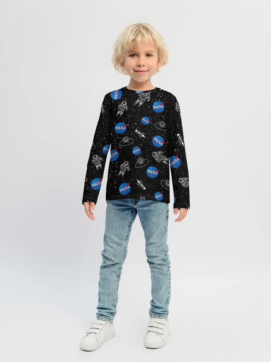 Детский лонгслив / NASA