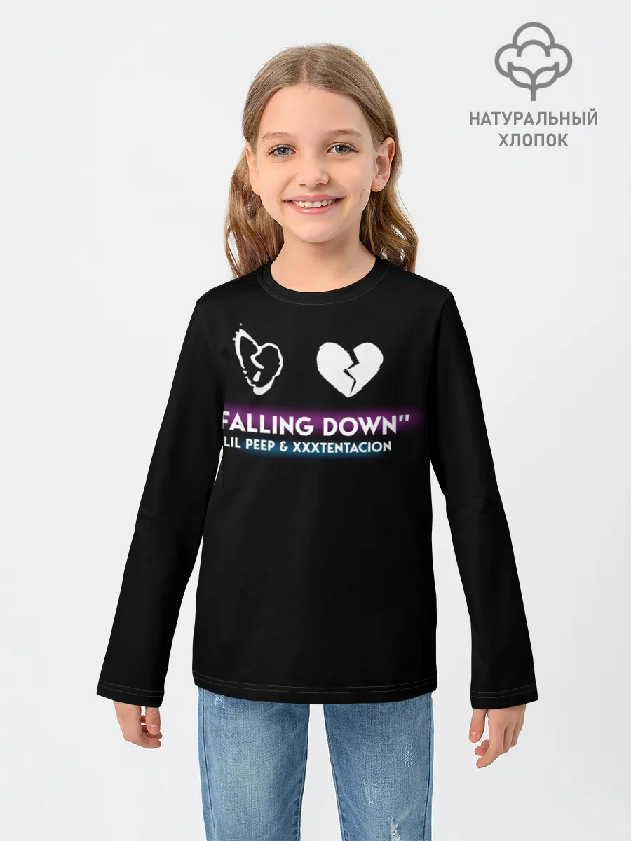 Детский лонгслив / Lil Peep Falling Down