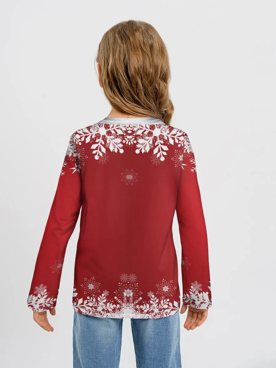 Детский лонгслив / BTS праздничный