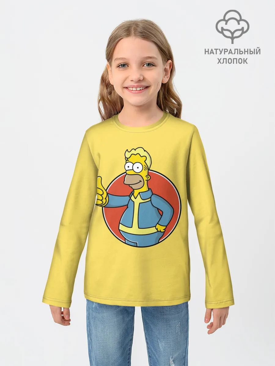 Детский лонгслив / Homer Fallout