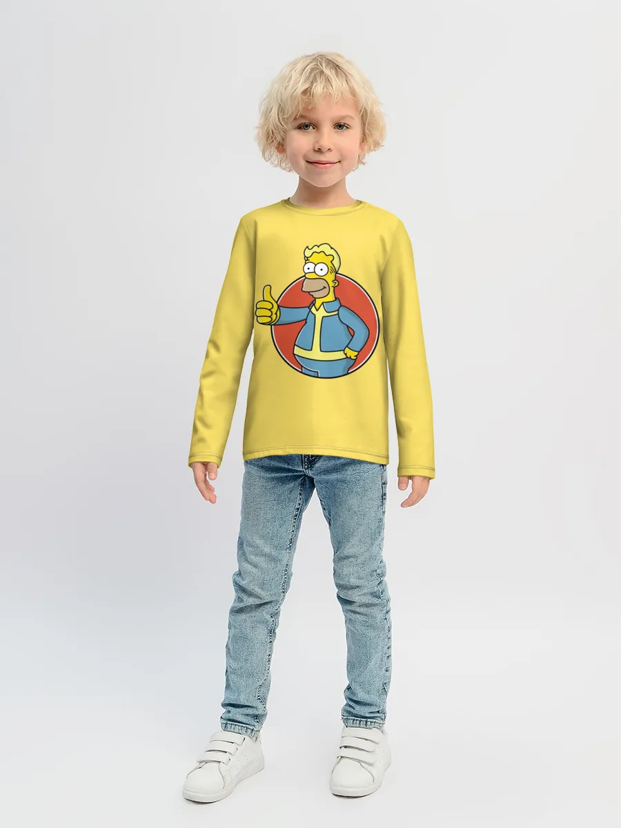 Детский лонгслив / Homer Fallout