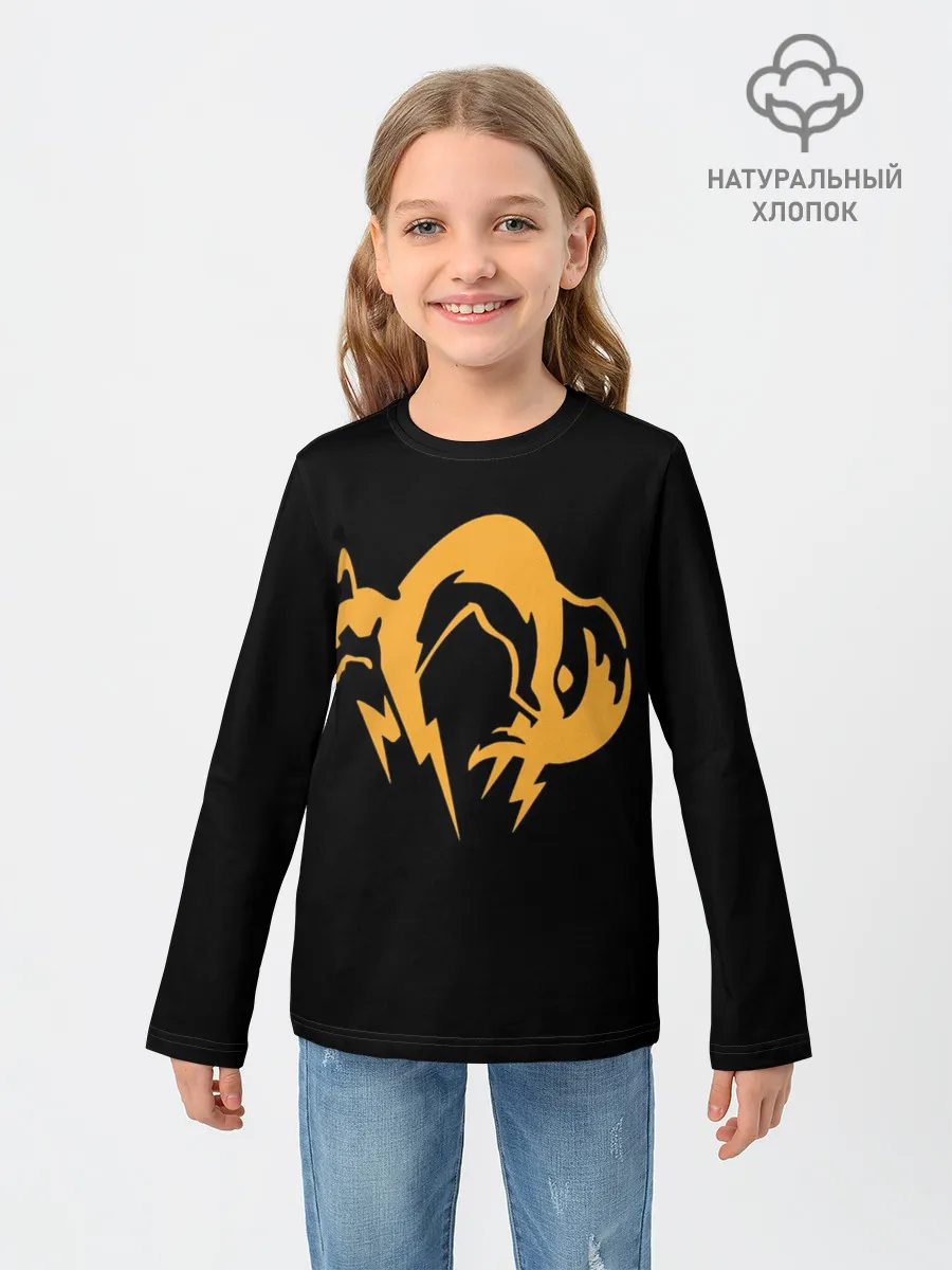 Детский лонгслив / Electro Fox