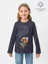 Детский лонгслив / Coffee Fox