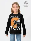 Детский лонгслив / Crazy Like a Fox