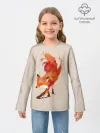 Детский лонгслив / Paint Fox
