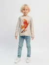 Детский лонгслив / Paint Fox