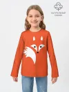Детский лонгслив / Лисичка