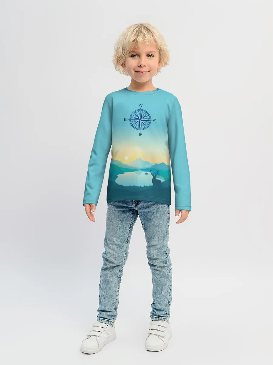 Детский лонгслив / туризм