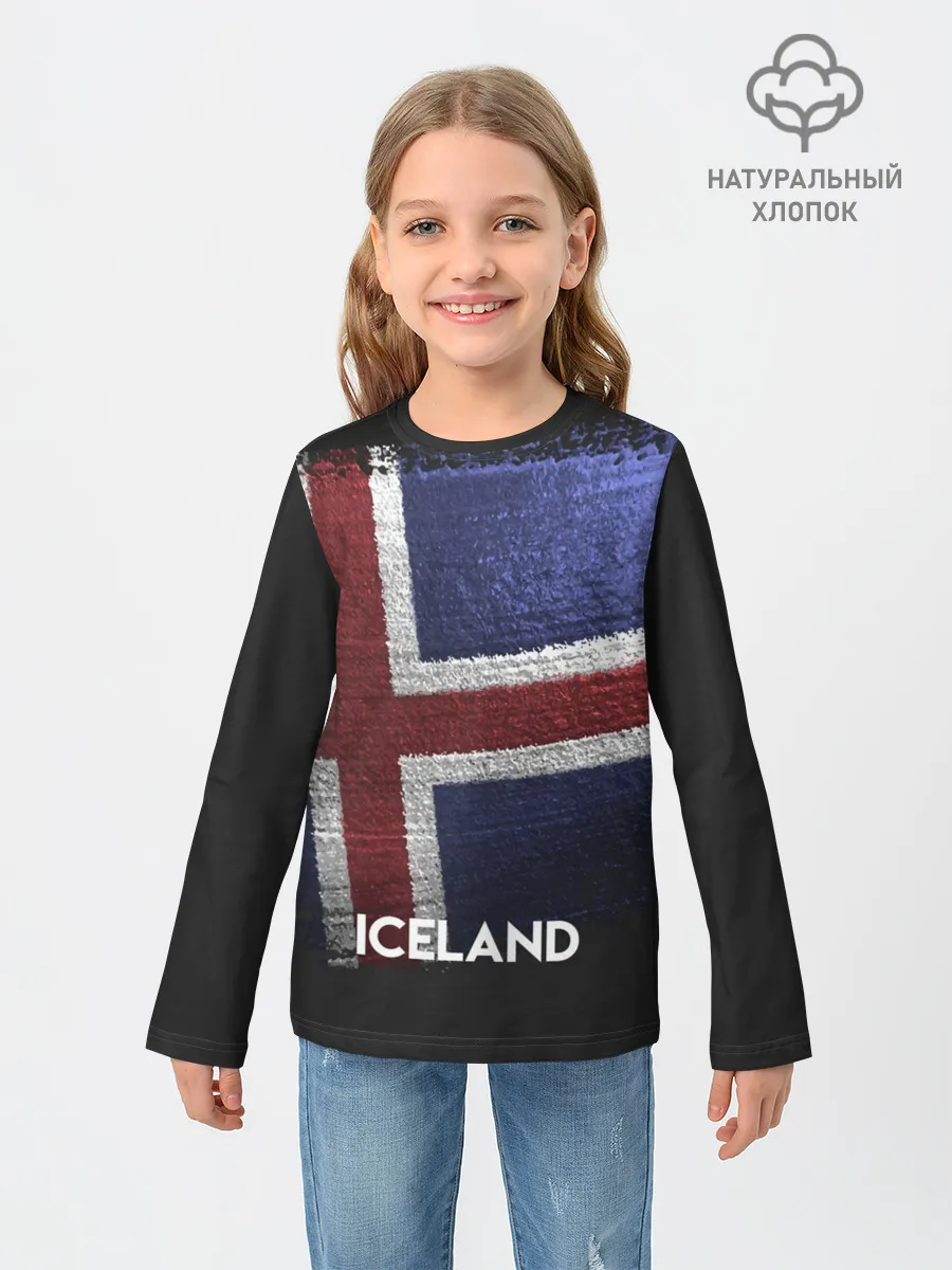 Детский лонгслив / Iceland