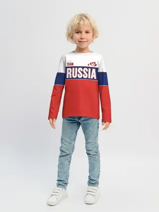 Детский лонгслив / Team Russia