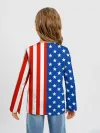 Детский лонгслив / Американский Флаг