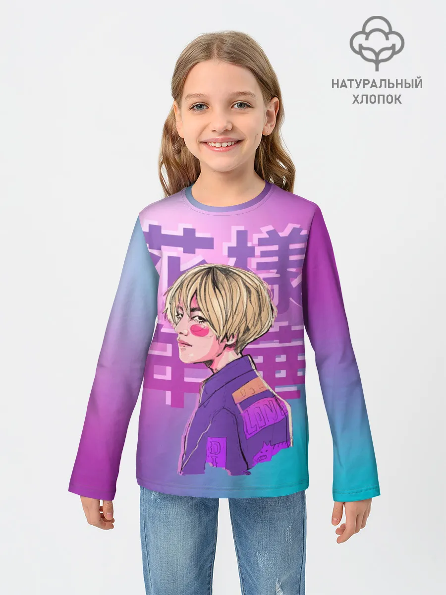 Детский лонгслив / Taehyung BTS