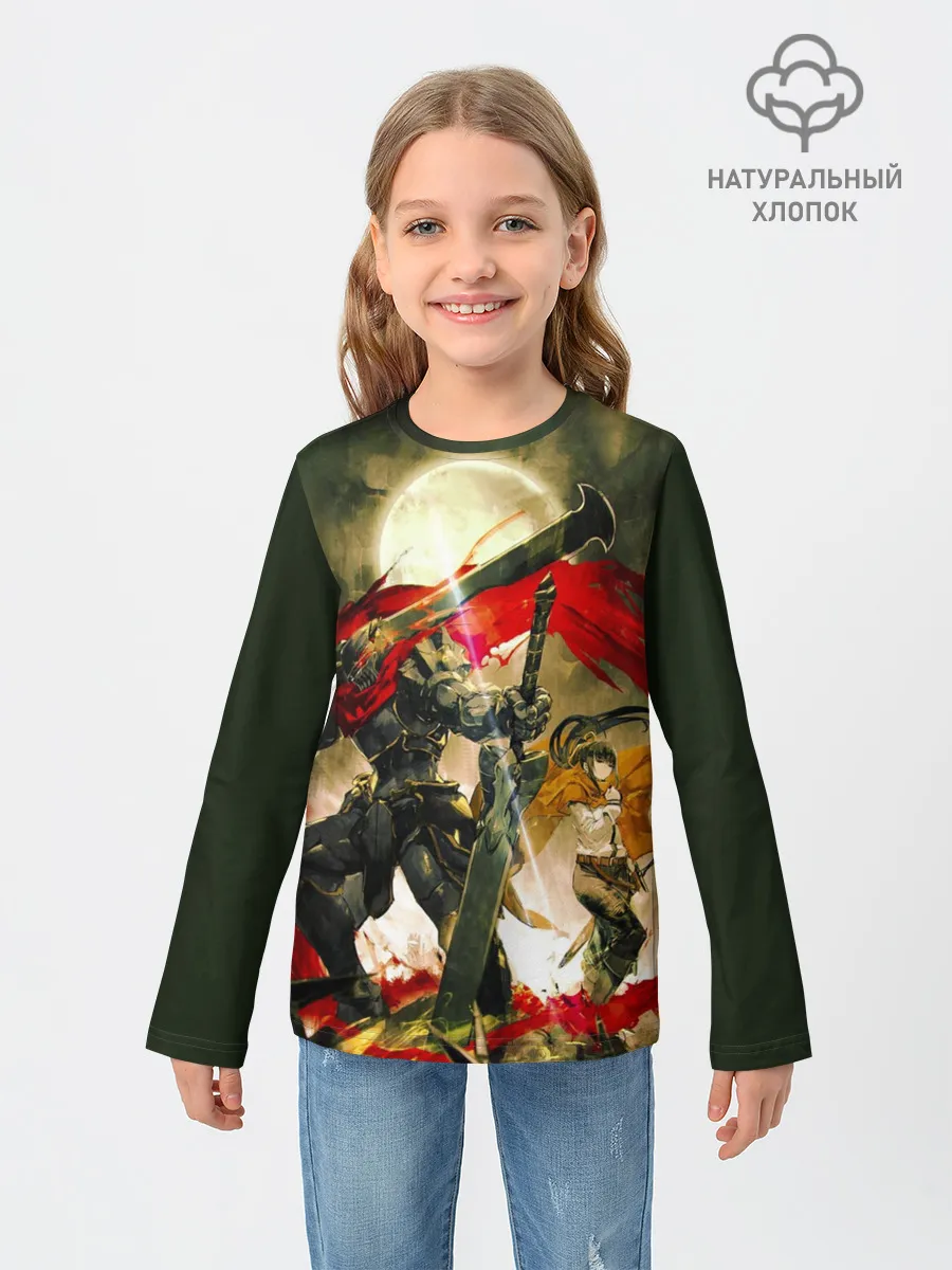 Детский лонгслив / Momonga & Narberal Gamma